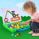 Set gioco educativo 296 pezzi unghie a fungo verde