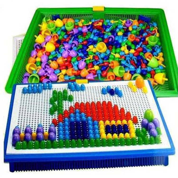 Set gioco educativo 296 pezzi unghie a fungo verde