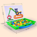 Set gioco educativo 296 pezzi unghie a fungo verde