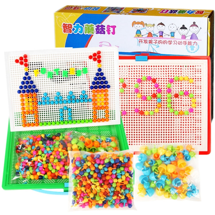 Set gioco educativo 296 pezzi unghie a fungo verde