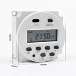 CN101A DC12V Microcomputer Interruttore orario Temporizzatore di alimentazione LCD digitale, DC12V