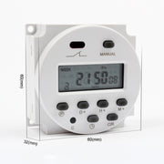 CN101A DC12V Microcomputer Interruttore orario Temporizzatore di alimentazione LCD digitale, DC12V