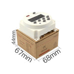 CN101A DC12V Microcomputer Interruttore orario Temporizzatore di alimentazione LCD digitale, DC12V