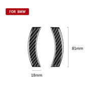 2 pezzi auto F pannello di navigazione pannello di navigazione in fibra di carbonio adesivo decorativo per BMW Mini Cooper Countryman Clubman F54 / F55 / F56 / F60, For BMW Mini F55