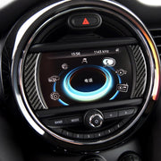 2 pezzi auto F pannello di navigazione pannello di navigazione in fibra di carbonio adesivo decorativo per BMW Mini Cooper Countryman Clubman F54 / F55 / F56 / F60, For BMW Mini F55