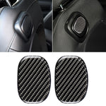 Adesivo decorativo in fibra di carbonio con maniglia posteriore per seggiolino auto per BMW Mini Cooper F55 / F56, For BMW Mini Cooper JCW One F56