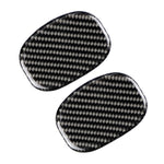 Adesivo decorativo in fibra di carbonio con maniglia posteriore per seggiolino auto per BMW Mini Cooper F55 / F56, For BMW Mini Cooper JCW One F56