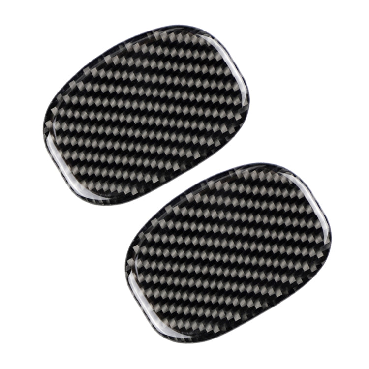 Adesivo decorativo in fibra di carbonio con maniglia posteriore per seggiolino auto per BMW Mini Cooper F55 / F56, For BMW Mini Cooper JCW One F56