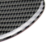 Adesivo decorativo in fibra di carbonio con maniglia posteriore per seggiolino auto per BMW Mini Cooper F55 / F56, For BMW Mini Cooper JCW One F56
