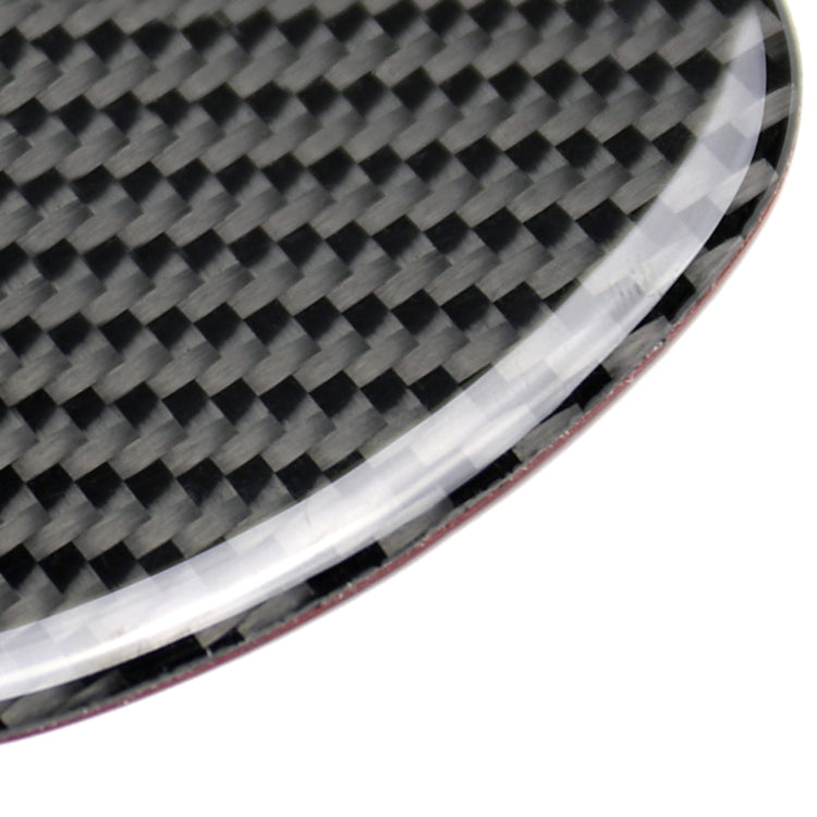 Adesivo decorativo in fibra di carbonio con maniglia posteriore per seggiolino auto per BMW Mini Cooper F55 / F56, For BMW Mini Cooper JCW One F56
