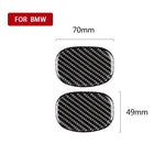 Adesivo decorativo in fibra di carbonio con maniglia posteriore per seggiolino auto per BMW Mini Cooper F55 / F56, For BMW Mini Cooper JCW One F56