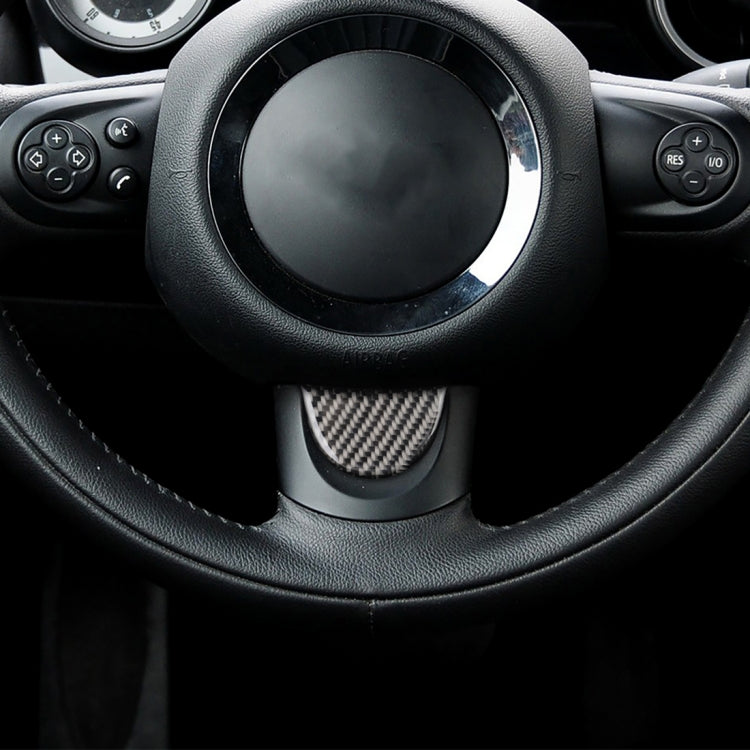 Adesivo decorativo in fibra di carbonio per volante dell'auto per BMW Mini R53 / R55 / R57 / R58 / R59 / R60 / R50 / R52 / F55 / F56, For BMW Mini R53