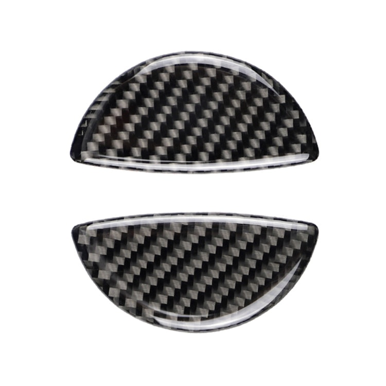 2 pezzi R / F adesivo decorativo universale per maniglia per portiera in fibra di carbonio per BMW Mini R55 / R56 / R60 / R61 / F55 / F54 / F60, For BMW Mini R55