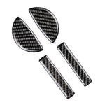 4 pezzi auto F telaio maniglia porta adesivo decorativo in fibra di carbonio per BMW Mini Cooper Clubman Countryman F55 / F54 / F60, For BMW Mini F60