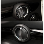 4 pezzi auto F telaio maniglia porta adesivo decorativo in fibra di carbonio per BMW Mini Cooper Clubman Countryman F55 / F54 / F60, For BMW Mini F60
