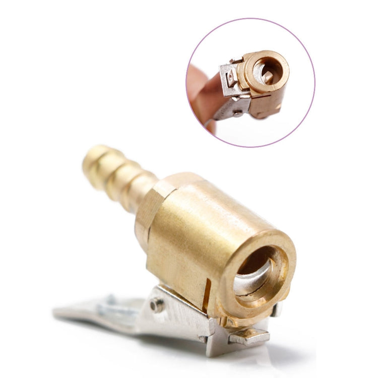 Connettore morsetto a clip per valvola di gonfiaggio della pompa dell'aria del mandrino della gomma della ruota dell'auto da 6 mm, 6mm