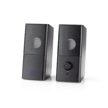 Gaming Speaker | Speaker channels: 2.0 | USB Powered | 3.5 mm Male | 18 W | Without Lighting | Volume control | Connection output: 1x 3.5 mm Audio Out