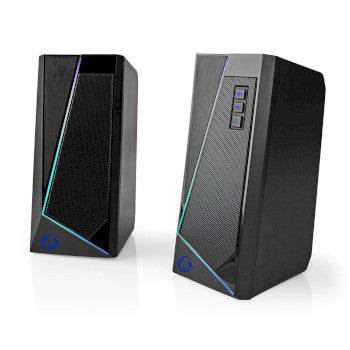 Gaming Speaker | Speaker channels: 2.0 | USB Powered | 3.5mm Male | 18W | LED | Volume control