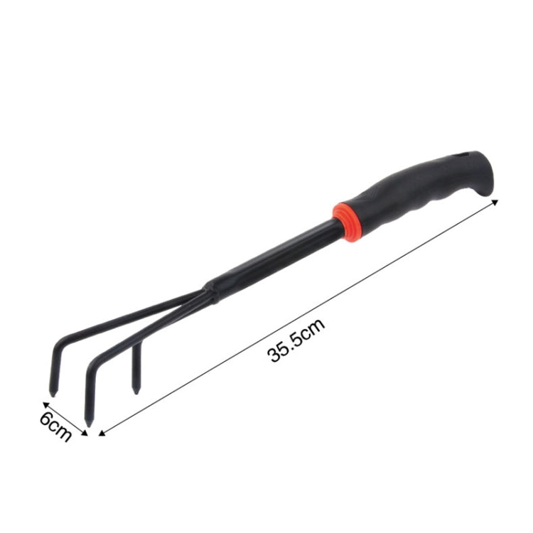 Attrezzo da giardinaggio Rastrello per erba a 3 denti, 3 Tooth Grass Rake
