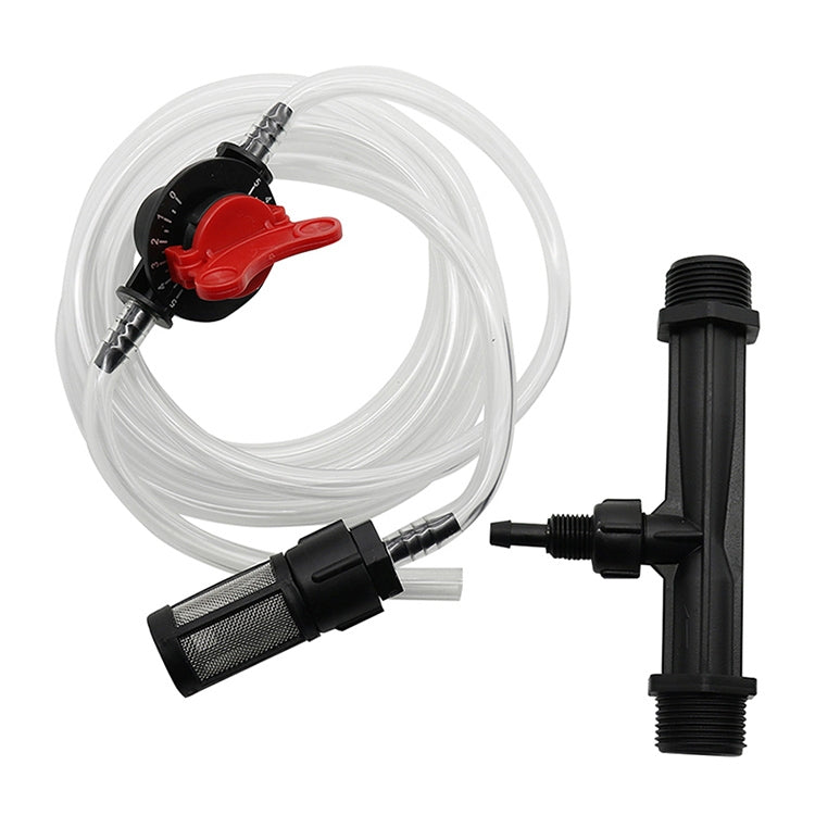 Kit applicatore di fertilizzante Venturi G3/4 Kit di fertilizzante e cannuccia filtrante con connettore a sei punti, with Six-point Connector