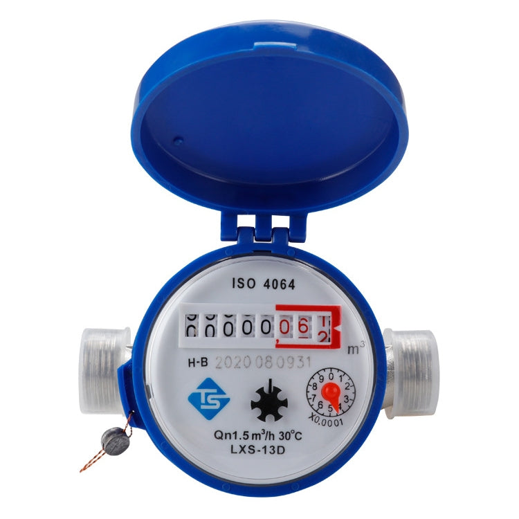 TS-S300E Household Rotary Wing Mechanical Cold Water Meter High Precision Pointer Digital Display Combination Water Meter