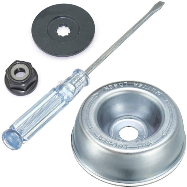 Kit di fissaggio lama metallica per decespugliatore 4 in 1 per Stihl FS120 130 130R FS120 130 130R 200 250 55, Strimmer Metal Blade Fixing Kit
