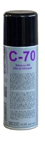 Lubrificante olio di silicone 200ml C-70 DUE-CI