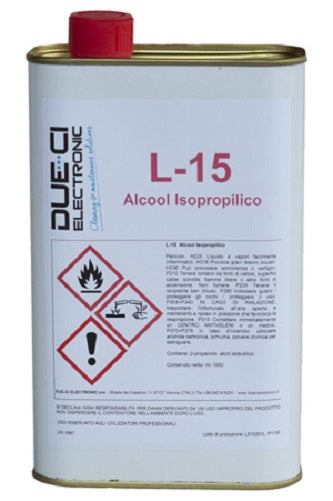 Alcool isopropilico tanica da 1l L-15 DUE-CI