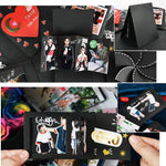 Confezione regalo rimbalzante con esplosione a sorpresa per album fotografico fatto a mano a forma di cuore, DIY Album