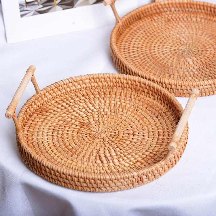 GP23 Cestino portaoggetti per snack di frutta e verdura dolce intrecciato, dimensioni: L, Size: L