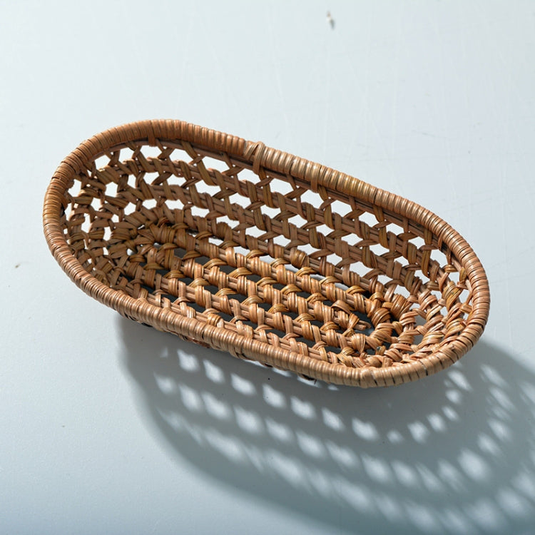 GP36 Cestino porta asciugamani piccolo in rattan intrecciato, Towel Holder Basket
