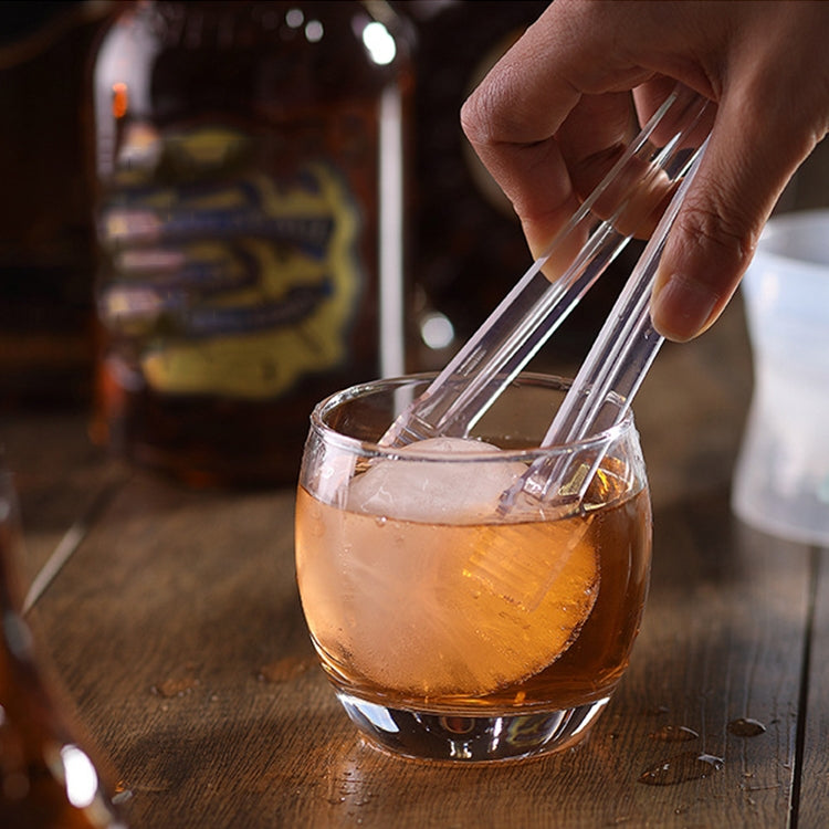 Home Stampo per vassoi in silicone con reticolo di ghiaccio sferico per whisky e vino con coperchio