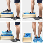Copriscarpe monouso a forma di T per uso domestico da 100 pezzi, Shoe Cover