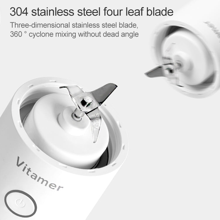 Vitamer USB Mini Spremiagrumi portatile Frullatore per succo Limone Spremiagrumi Bottiglia alesatore