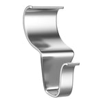 Gancio da parete nascosto in acciaio inossidabile da 10 pezzi Appendiabiti creativo non perforato, Non Perforated Hanger