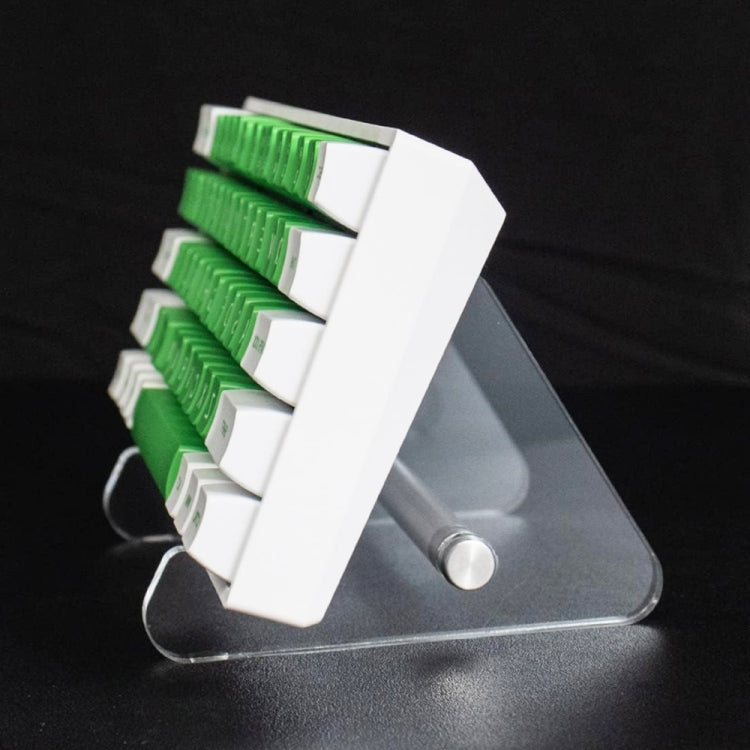 YX003-1 Supporto per tastiera staccabile in acrilico trasparente a strato singolo, YX003-1