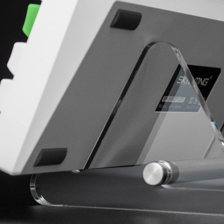 YX003-1 Supporto per tastiera staccabile in acrilico trasparente a strato singolo, YX003-1