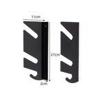 YX018 1 paio di staffe per montaggio a parete per skateboard a quattro ruote, YX018
