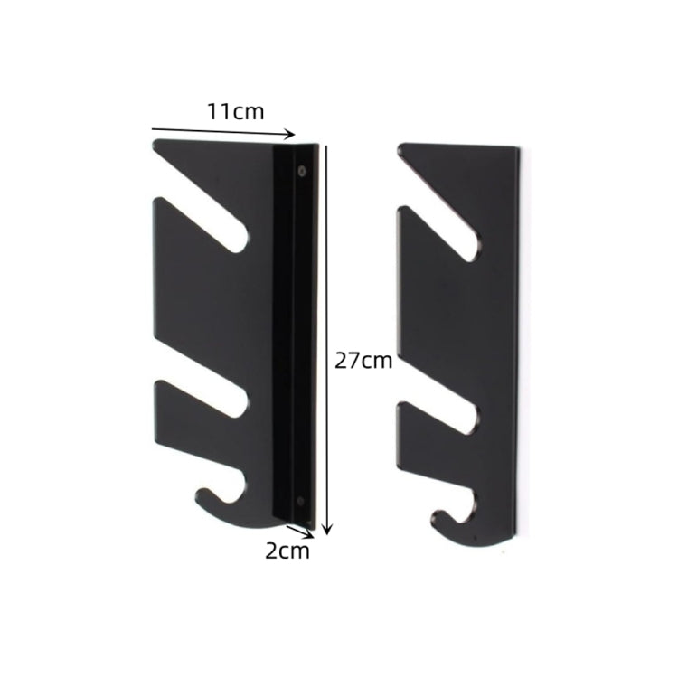 YX018 1 paio di staffe per montaggio a parete per skateboard a quattro ruote, YX018