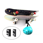 YX018 1 paio di staffe per montaggio a parete per skateboard a quattro ruote, YX018