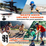 YX018 1 paio di staffe per montaggio a parete per skateboard a quattro ruote, YX018