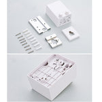 Appendiabiti da parete retrattile per interni ed esterni, stendibiancheria magico, balcone, bagno, stendibiancheria invisibile, Pink, White, Silver