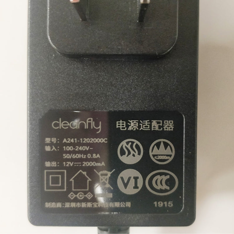 Original Xiaomi Youpin Home Power Adapter for Cleanfly HC9155 Car Vacuum Cleaner, US Plug, Power Adapter