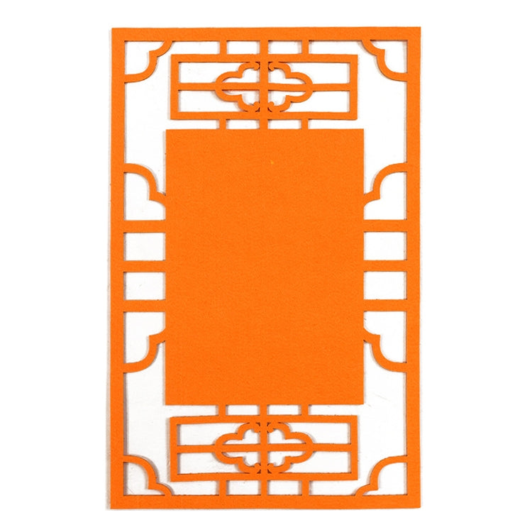 Materiali decorativi per tappetino per sfondo in tessuto non tessuto spesso colorato stereo per la scuola, dimensioni: 23,5x36 cm