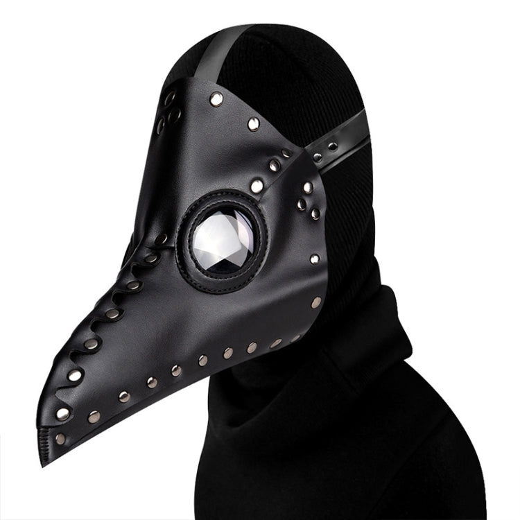 HG65005 Halloween Dress Up Props Rivetti Maschera a forma di becco, Rivets Black, Rivets White, Rivets Brown