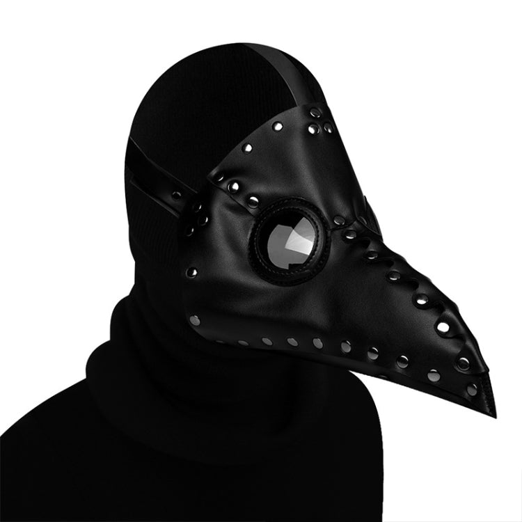 HG65005 Halloween Dress Up Props Rivetti Maschera a forma di becco, Rivets Black, Rivets White, Rivets Brown