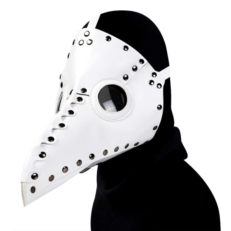 HG65005 Halloween Dress Up Props Rivetti Maschera a forma di becco, Rivets Black, Rivets White, Rivets Brown