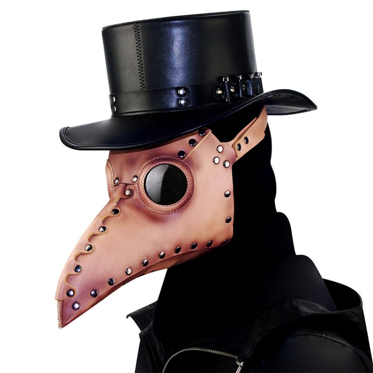 HG65005 Halloween Dress Up Props Rivetti Maschera a forma di becco, Rivets Black, Rivets White, Rivets Brown