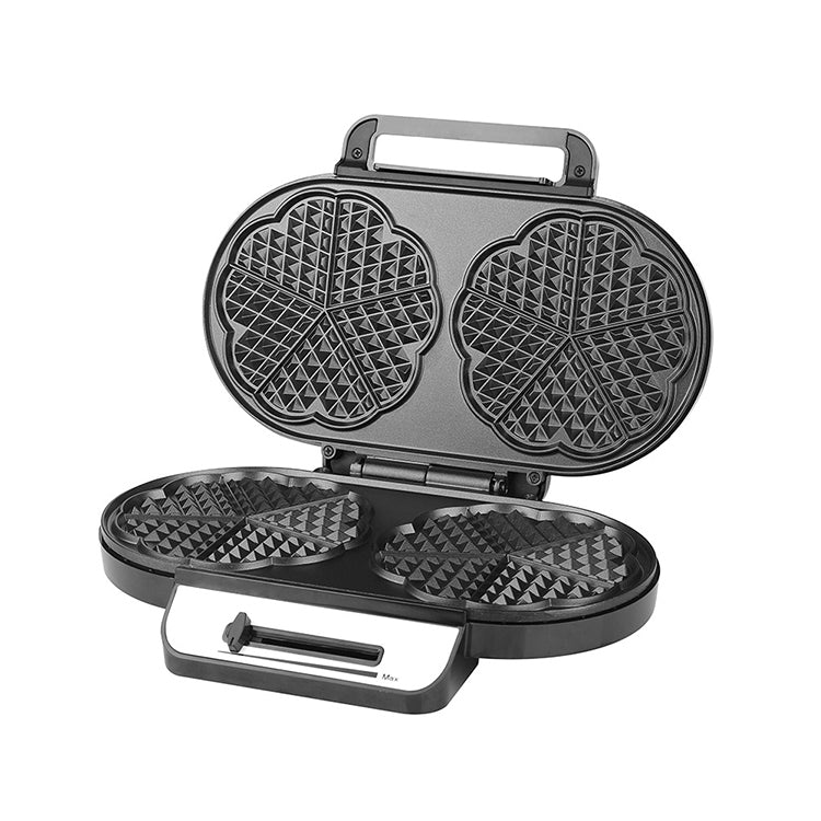 Macchina per waffle per uso domestico, tostapane, riscaldamento a doppia piastra, mini macchina per la colazione, macchina per cuocere torte elettrica per panini, spina europea
