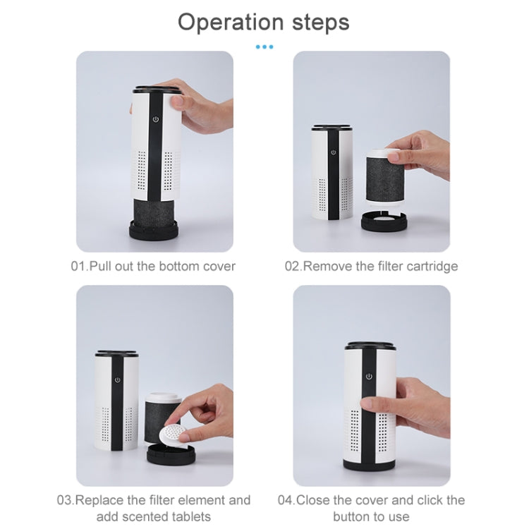 Purificatore d'aria per auto intelligente con ioni negativi DC 5V WT-U12